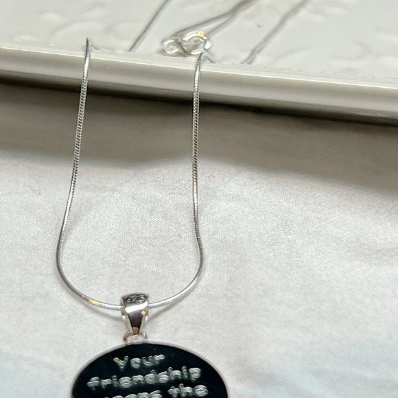 BFF Necklace Best Friend Gift Long Distance Friendship Gift Moving Away … - Picture 11 of 16